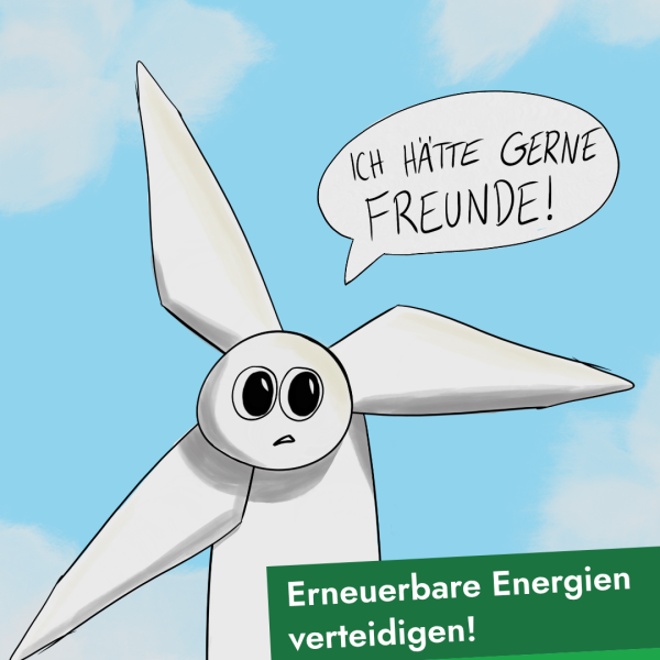 Demo „Erneuerbare Energien verteidigen“